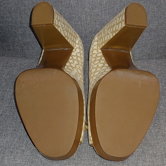 COACH Corey Peep Toe Pumps - Picture 6 of 6